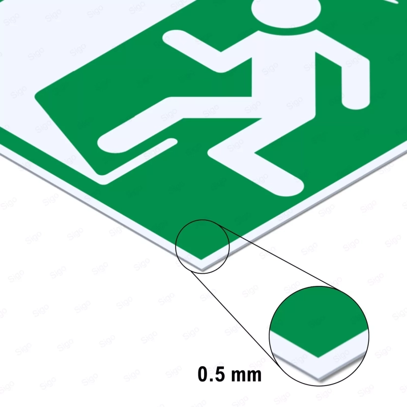 ‣ Rótulo Salida Emergencia Izq... | SIGO