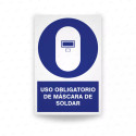 ‣ Uso obligatorio: Máscara de Soldar | SIGO