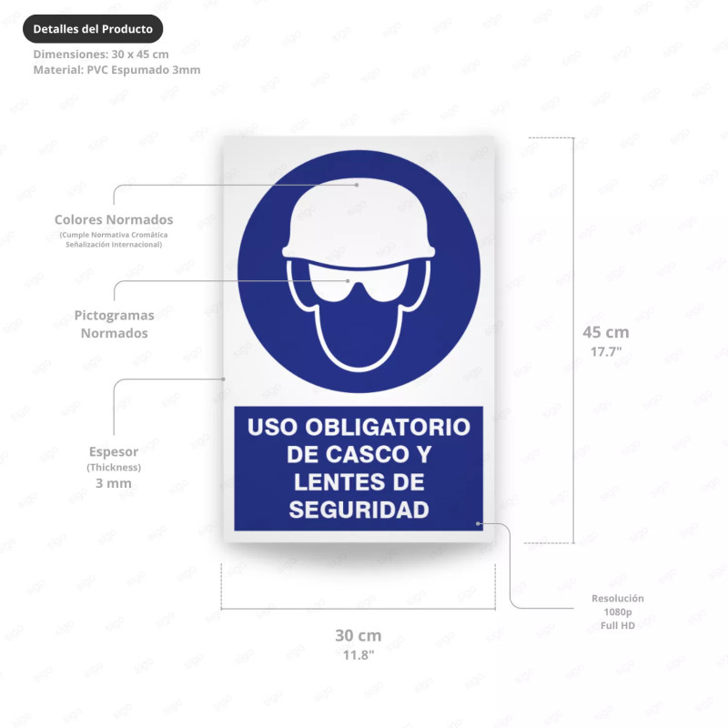 ‣ Uso obligatorio de casco y lentes... | SIGO