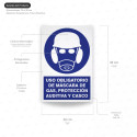‣ Rótulo: Uso obligatorio de máscara, casco... | SIGO
