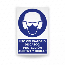 ‣ Uso obligatorio casco, protección auditiva y ocular | SIGO