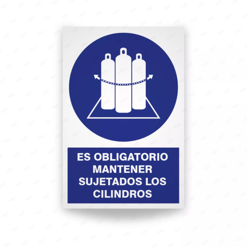‣ Rótulo: Mantener Sujetados Cilindros | SIGO