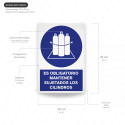 ‣ Rótulo: Mantener Sujetados Cilindros | SIGO