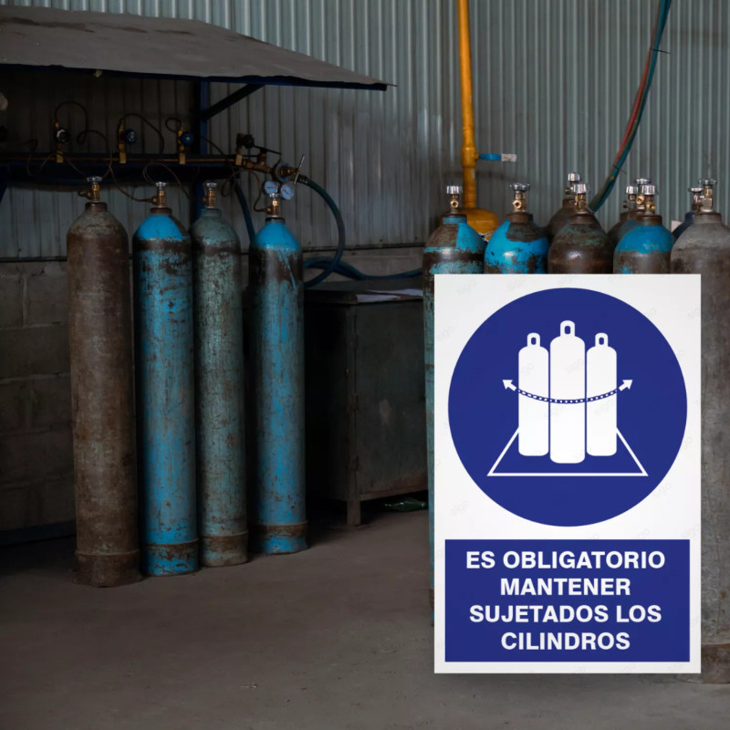 ‣ Rótulo: Mantener Sujetados Cilindros | SIGO