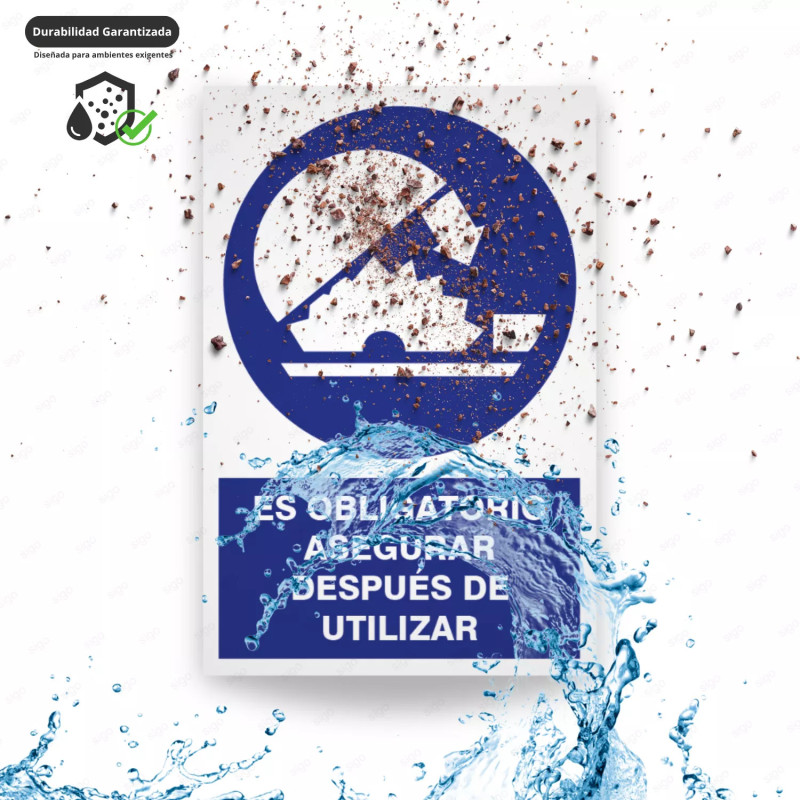 ‣ Rótulo de Seguridad: Asegurar Después... | SIGO