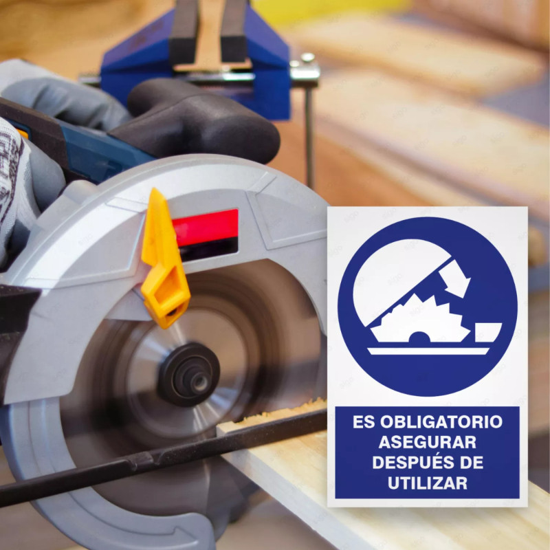 ‣ Rótulo de Seguridad: Asegurar Después... | SIGO