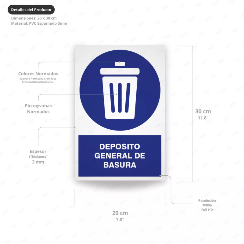 ‣ Rótulo Obligación - Depósito Basura... | SIGO