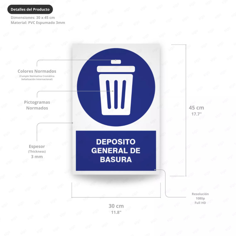 ‣ Rótulo Obligación - Depósito Basura... | SIGO