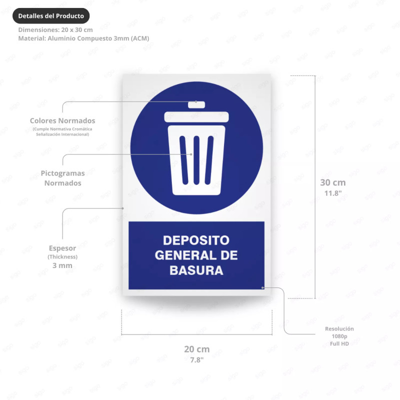 ‣ Rótulo Obligación - Depósito Basura... | SIGO