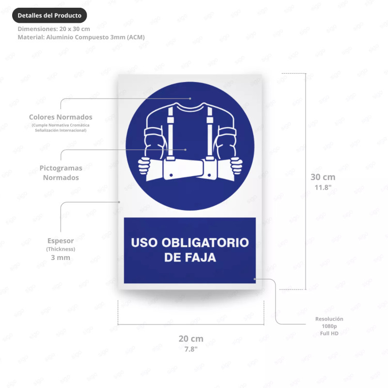 ‣ Rótulo Obligatorio: Uso de Faja... | SIGO