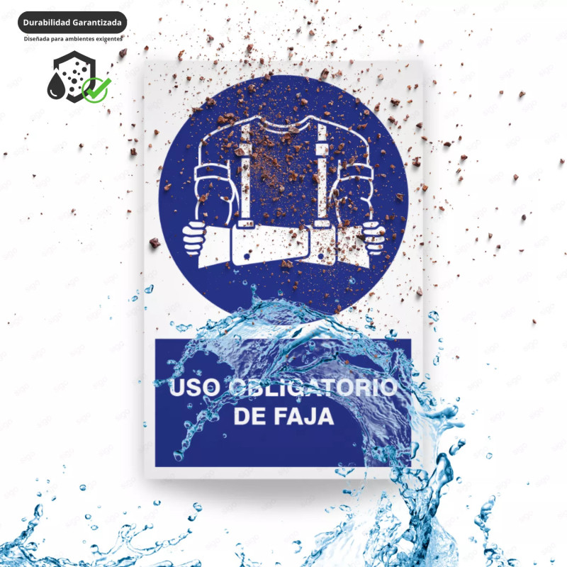 ‣ Rótulo Obligatorio: Uso de Faja... | SIGO