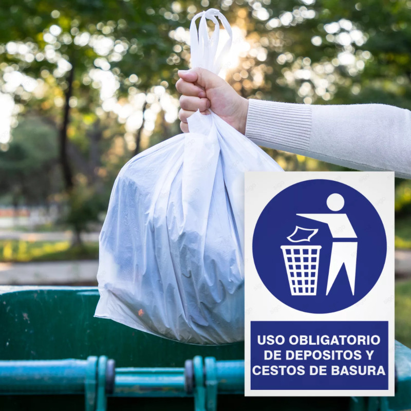‣ Uso obligatorio de depósitos y cestos... | SIGO