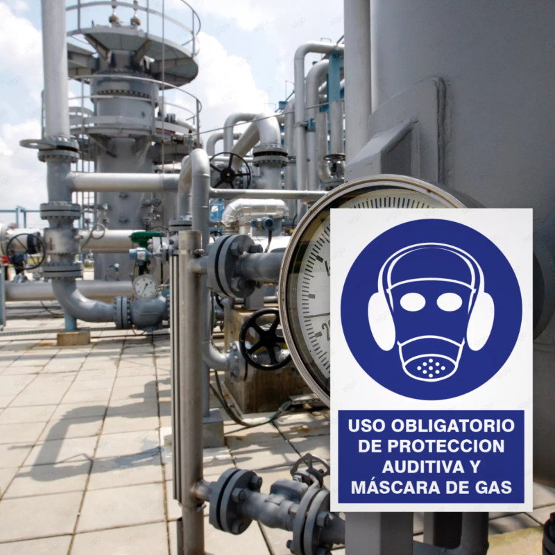 ‣ Rótulo Obligatorio: Protección Auditiva y Máscara... | SIGO