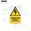 ‣ Rótulo Atención - Riesgo Eléctrico... | SIGO