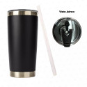 ‣ Vaso Térmico Personalizado 20oz Negro | SIGO
