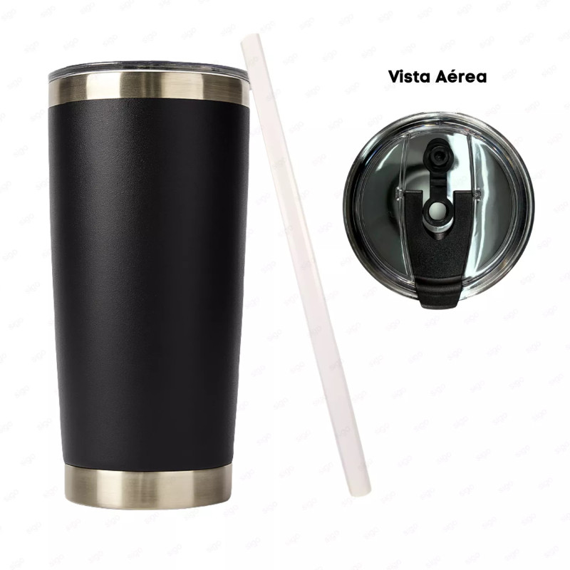 ‣ Vaso Térmico Personalizado 20oz Negro | SIGO