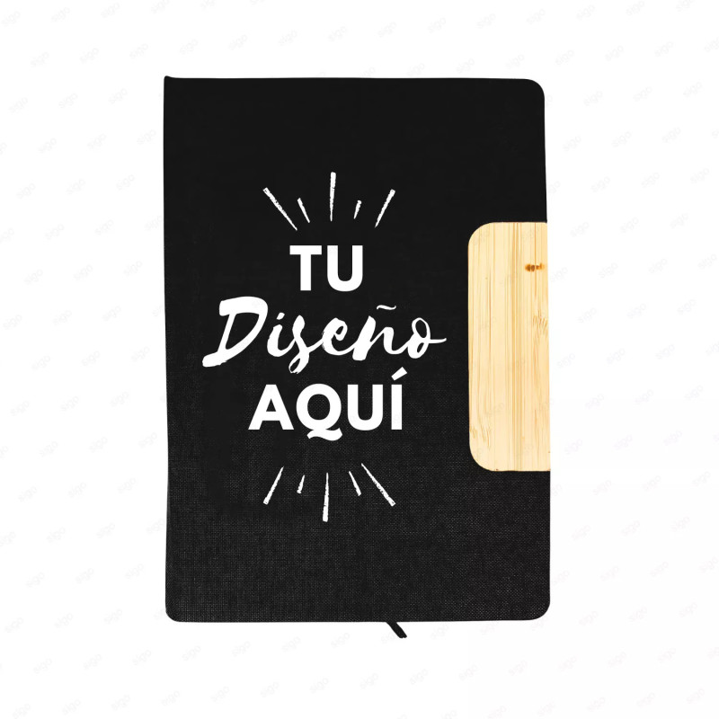 ‣ Agenda Personalizada Tela y Madera | SIGO