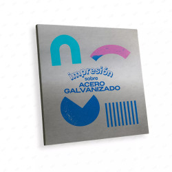 ‣ Impresión sobre Acero Galvanizado resistente | SIGO