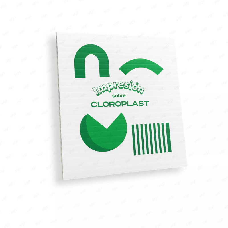 ‣ Impresión sobre Cloroplast resistente | SIGO