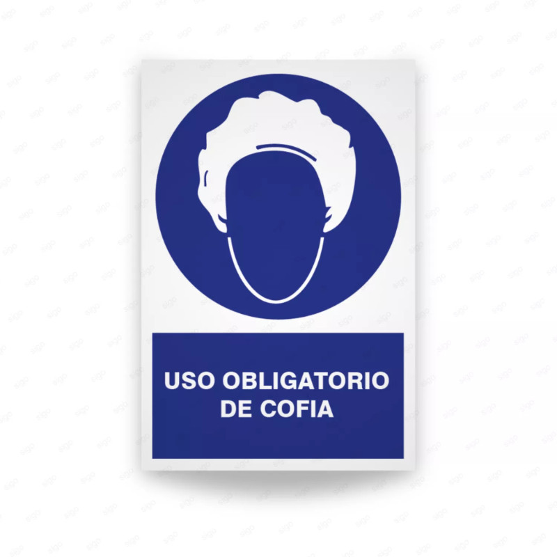 ‣ Uso obligatorio de gorra - Rótulo Obliga... | SIGO
