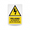 ‣ Rótulo Atención - Peligro Muerte Alto Voltaje... | SIGO