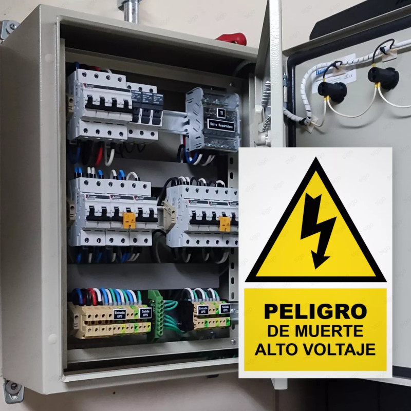 ‣ Rótulo Atención - Peligro Muerte Alto Voltaje... | SIGO