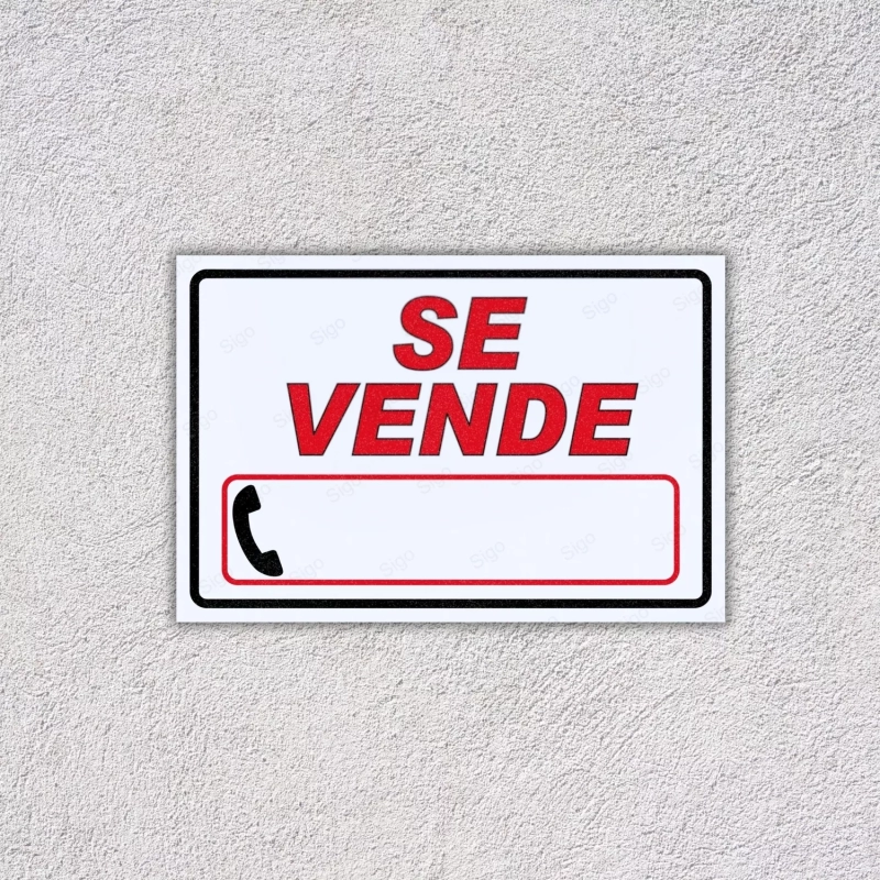 ‣ Rótulo "Se Vende" | SIGO