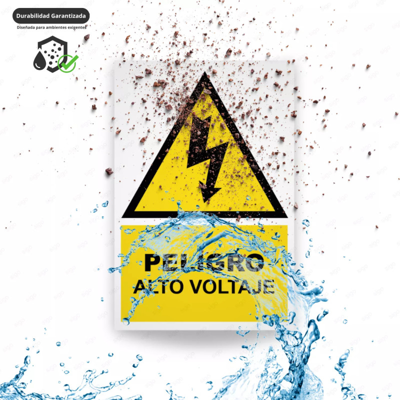 ‣ Rótulo Atención: Peligro Alto Voltaje... | SIGO