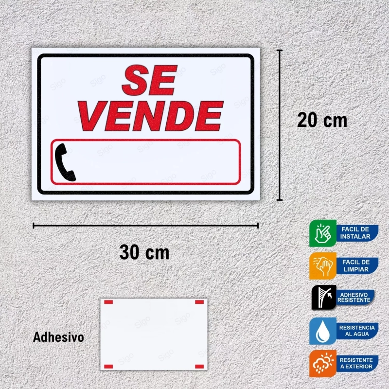 ‣ Rótulo "Se Vende" | SIGO
