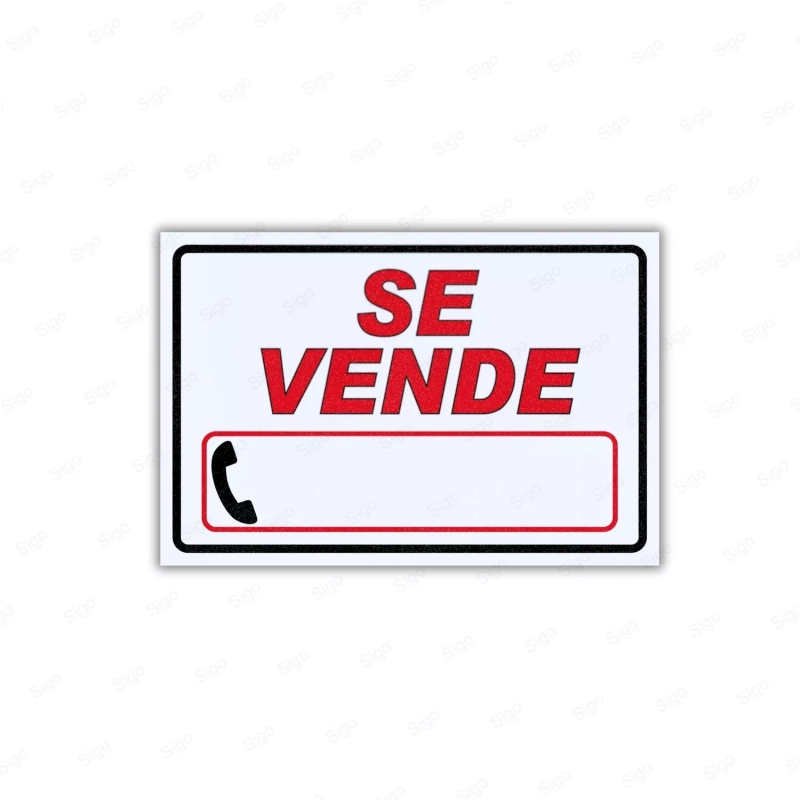 ‣ Rótulo "Se Vende" | SIGO