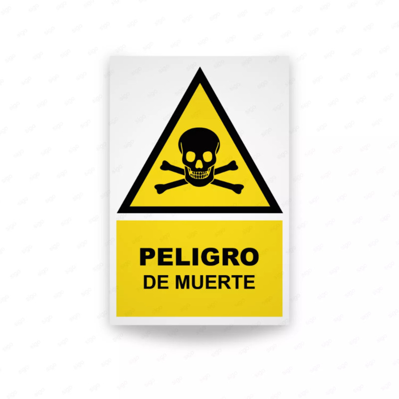 ‣ Rótulo de Atención - Peligro de Muert... | SIGO