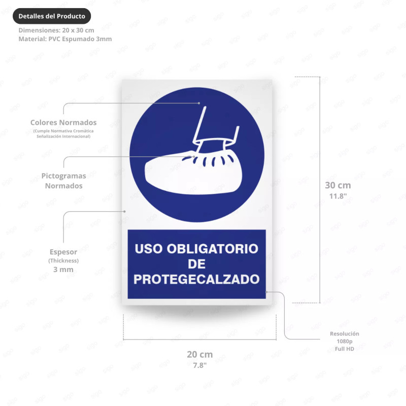 ‣ Uso obligatorio de protegecalzado | SIGO