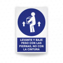 ‣ Rótulo: Levante peso con piernas... | SIGO