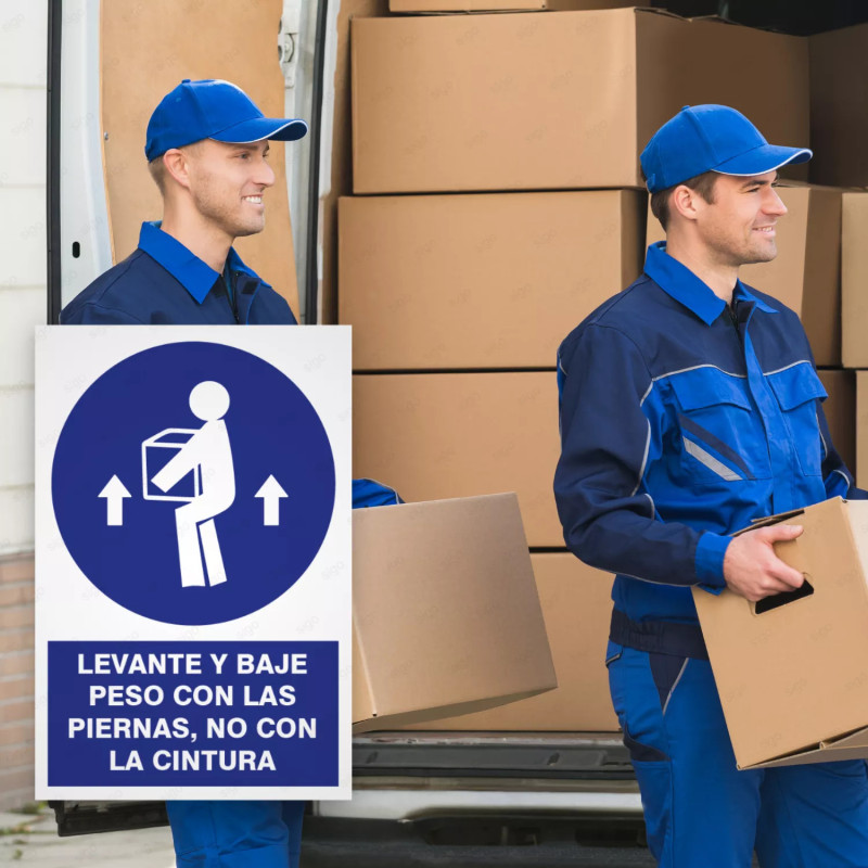 ‣ Rótulo: Levante peso con piernas... | SIGO