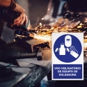 ‣ Uso obligatorio de equipo de soldadura | SIGO