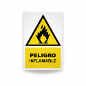 ‣ Rótulo Atención - Peligro Inflamable... | SIGO