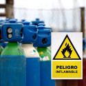 ‣ Rótulo Atención - Peligro Inflamable... | SIGO