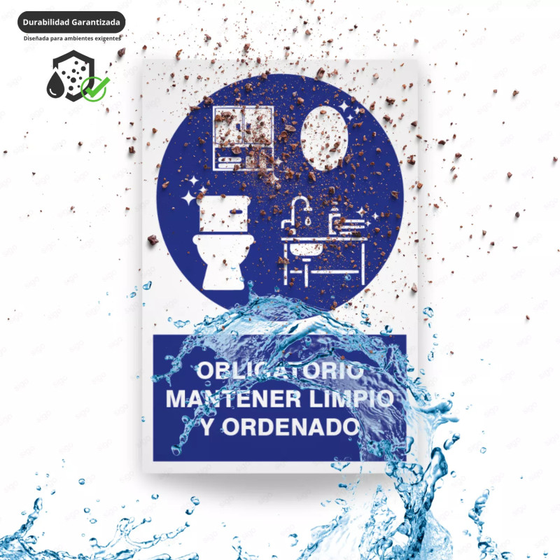 ‣ Rótulo Obligación: Mantener limpio y ordenado | SIGO