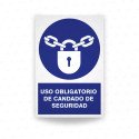 ‣ Uso obligatorio de candado de seguridad | SIGO