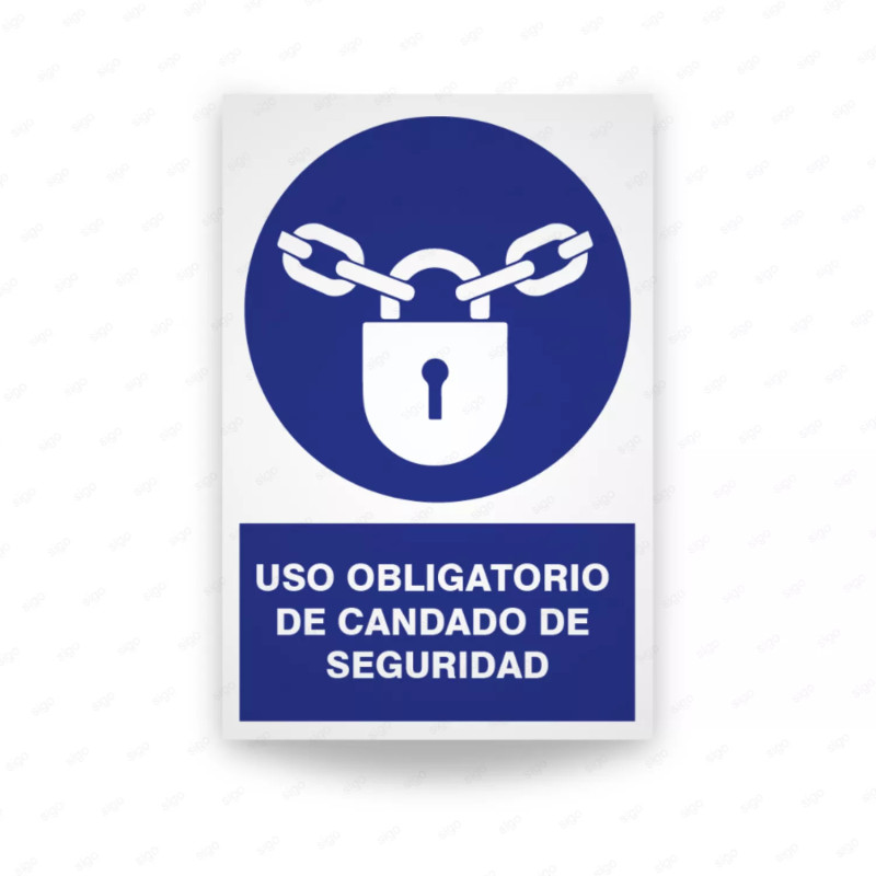 ‣ Uso obligatorio de candado de seguridad | SIGO