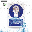 ‣ Rótulo Uso obligatorio de bata... | SIGO