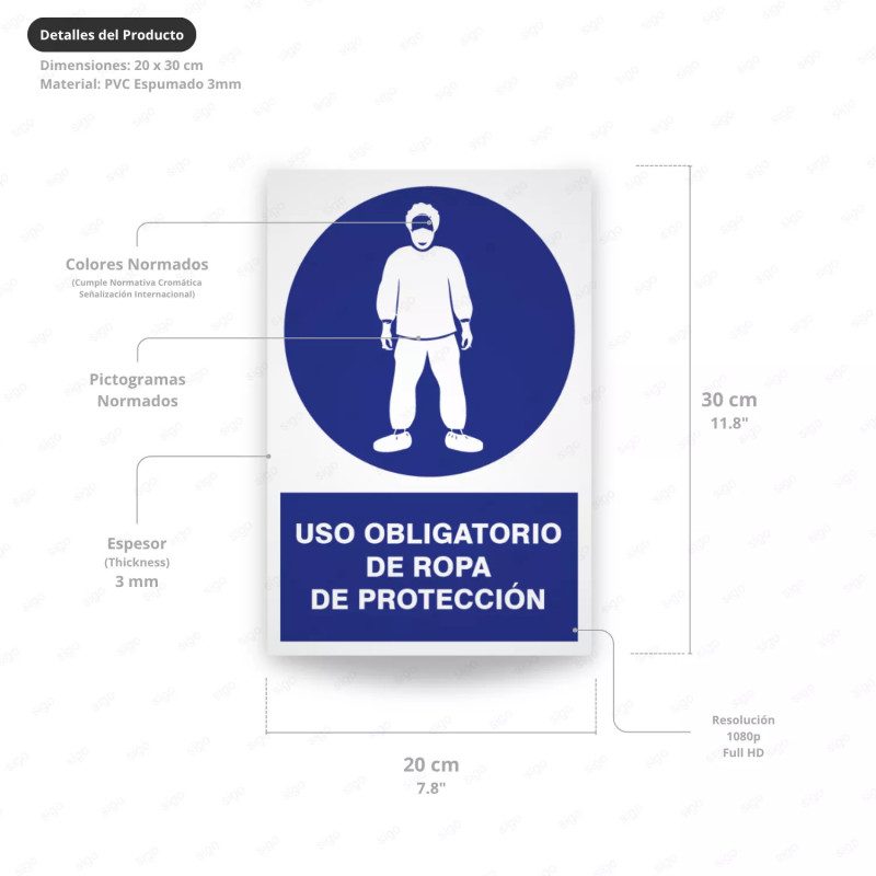 ‣ Uso de ropa de protección obligatorio... | SIGO