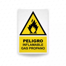 ‣ Peligro Inflamable Gas Propano | SIGO