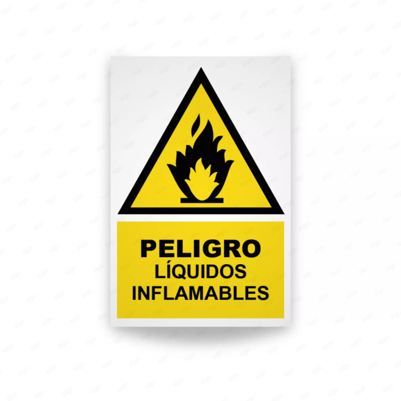 ‣ Rótulo Peligro: Líquidos Inflamables... | SIGO