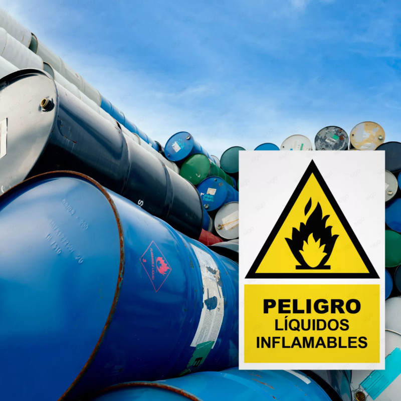‣ Rótulo Peligro: Líquidos Inflamables... | SIGO