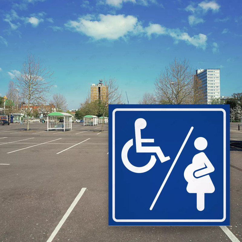 ‣ Rótulo Estacionamiento Discapacidad y Embarazo | SIGO