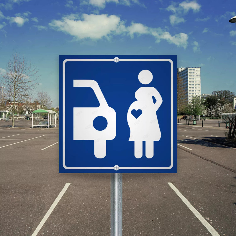 ‣ Rótulo Estacionamiento Embarazadas Reflectivo | SIGO
