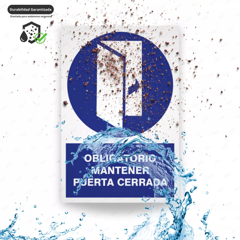 ‣ Rótulo: Mantener Puerta Cerrada... | SIGO