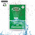 ‣ Rótulo de Ruta de Evacuación - Lavaojos de Emergencia | SIGO
