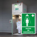 ‣ Rótulo de Ruta de Evacuación - Ducha de Emergencia | SIGO